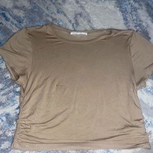 Brown baby tee